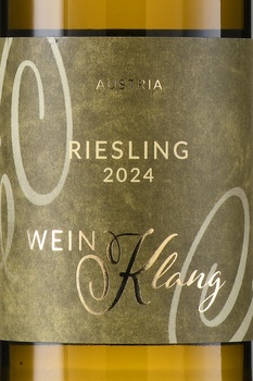 Wein Klang Riesling - вино Вайн Кланг Рислинг 0.75 л белое сухое