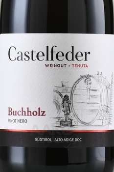 Castelfeder Buchholz Pinot Nero - вино Кастельфедер Буххольц Пино Неро 0.75 л красное сухое