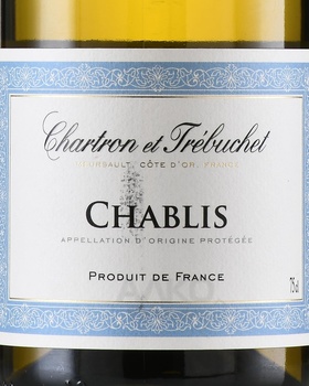 Chartron et Trebuchet Chablis - вино Шартрон э Требюше Шабли 0.75 л белое сухое