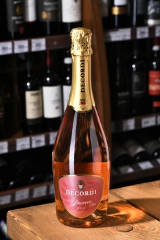 Decordi Prosecco Rose - вино игристое Декорди Просекко Розе 0.75 л брют розовое