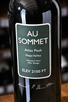 Au Sommet Atlas Peak Napa Valley - вино О Соммэ Атлас Пик Напа Вэлли 0.75 л красное сухое
