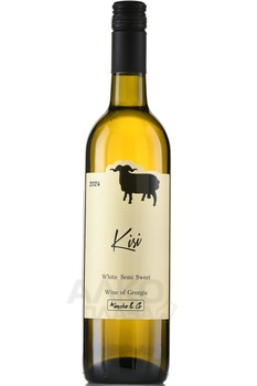 Koncho & Co Kisi - вино Кончо и Ко Киси 0.75 л белое полусладкое