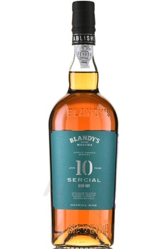 Blandy’s Sercial Dry 10 Years Old - мадера Блендис Серсиал Драй 10 лет 0.75 л