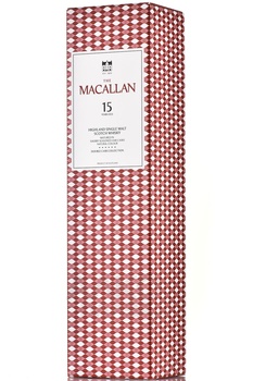 Macallan Double Cask Matured 15 years old gift box - виски Макаллан Дабл Мейчурд 15 лет 0.7 л в п/у