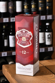 Chivas Regal 12 years old - виски Чивас Ригал 12 лет 0.75 л в п/у