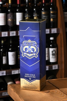 Chivas Regal 18 Years Old - виски Чивас  Ригал 18 лет 0.75 л в п/у