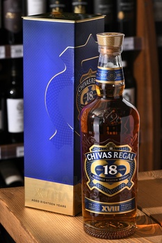 Chivas Regal 18 Years Old - виски Чивас  Ригал 18 лет 0.75 л в п/у