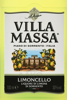 Villa Massa Limoncello di Sorrento - ликер Вилла Масса Лимончелло ди Сорренто 0.75 л