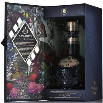 Chivas Regal The Sapphire Flagon Royal Salute - виски Чивас Ригал де Сапфир Флэгон Роял Сэлют 0.7 л
