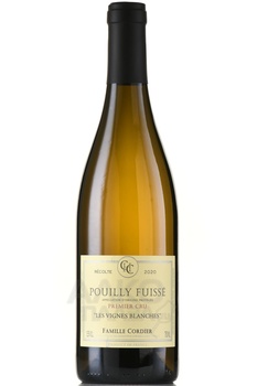Famille Cordier Premier Cru Les Vignes Blanches Pouilly Fuisse - вино Фамий Кордье Премье Крю Ле Винь Бланш Пуйи Фюиссе 0.75 л белое сухое