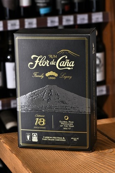 Flor de Cana Centenario Gold 18 years - ром Флор де Канья Сентенарио Голд 18 лет 0.75 л