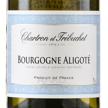 Chartron et Trebuchet Bourgogne Aligote - вино Шартрон э Требюше Бургонь Алиготе 0.75 л белое сухое
