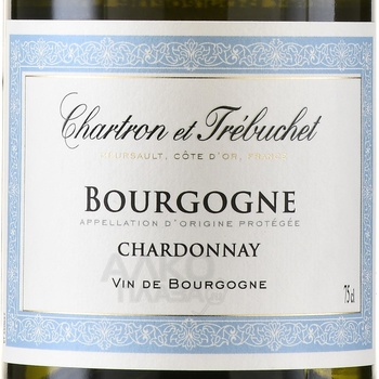 Chartron et Trebuchet Bourgogne Chardonnay - вино Шартрон э Требюше Бургонь Шардоне 0.75 л белое сухое