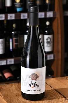 Domaine Coste Rousse Pech de Montfo Cotes de Thongue - вино Домэн Кост Рус Пеш де Монфо Кот де Тонг 0.75 л красное сухое
