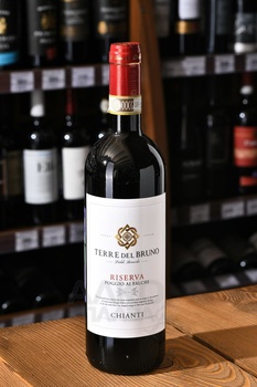 Terre del Bruno Chianti Riserva Poggio ai Falchi - вино Кьянти Ризерва Поджо ай Фальки Терре дель Бруно 0.75 л красное сухое