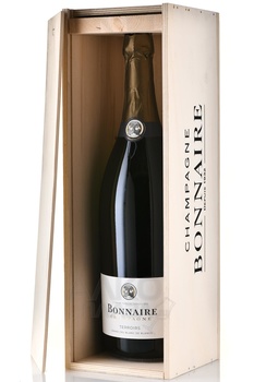 Bonnaire Terroirs Grand Cru Blanc de Blancs - шампанское Боннэр Терруар Гран Крю Блан де Блан 3 л белое экстра брют в д/у