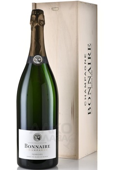 Bonnaire Terroirs Grand Cru Blanc de Blancs - шампанское Боннэр Терруар Гран Крю Блан де Блан 3 л белое экстра брют в д/у