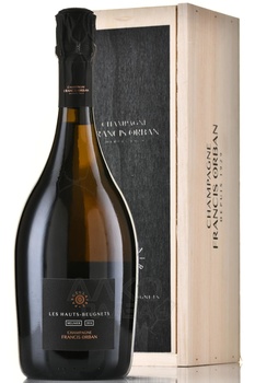 Francis Orban Les Hauts-Baigneux Meunier - шампанское Франсис Орбан Ле О-Бёнье Менье 0.75 л белое экстра брют в д/у