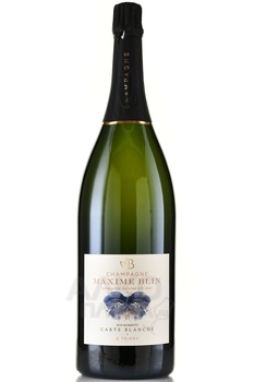 Maxime Blin Nos Moments Carte Blanche - шампанское Максим Блан Но Момант Карт Бланш 3 л белое экстра брют