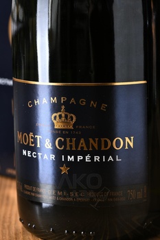 Moet & Chandon Nectar Imperial - шампанское Моет & Шандон Нектар Империал 0.75 л белое полусладкое в п/у