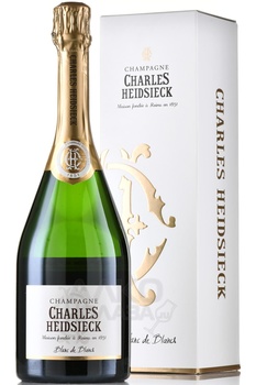 Charles Heidsieck Blanc de Blancs - шампанское Шарль Хайдсик Блан де Блан 0.75 л белое брют в п/у
