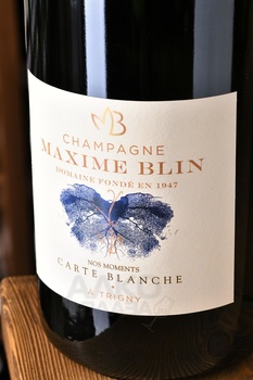 Maxime Blin Nos Moments Carte Blanche - шампанское Максим Блан Но Момант Карт Бланш 3 л белое экстра брют