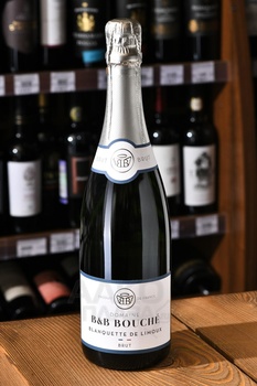 Domaine B&B Bouche Blanquette de Limoux Brut - вино игристое Домэн Б энд Б Буше Бланкет де Лиму Брют 0.75 л белое брют
