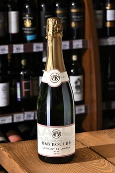 Domaine B&B Bouche Cremant de Limoux Brut - вино игристое Домэн Б энд Б Буше Креман де Лиму Брют 0.75 л белое брют