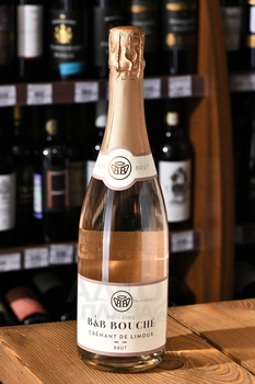 Domaine B&B Bouche Cremant de Limoux Brut - вино игристое Домэн Б энд Б Буше Креман де Лиму Брют 0.75 л розовое брют