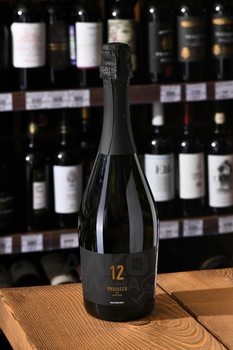 Prosecco 12 Collezione Dodici DOC - вино игристое Просекко 12 Коллекционе Додичи ДОК 0.75 л белое брют