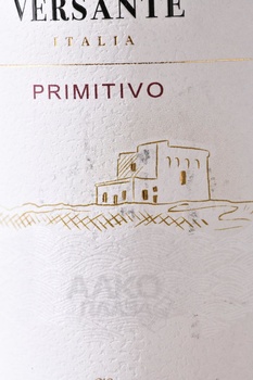 Vallone Versante Primitivo Salento - вино Валлоне Версанте Примитиво Саленто 2022 год 0.75 л красное полусухое