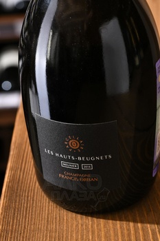 Francis Orban Les Hauts-Baigneux Meunier - шампанское Франсис Орбан Ле О-Бёнье Менье 0.75 л белое экстра брют в д/у