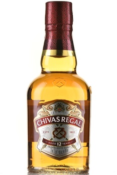 Chivas Regal 12 Years Old - виски Чивас Ригал 12 лет 0.375 л в п/у