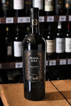 Cielo e Terra Primasole Primitivo Apulia - вино Чело э Терра Примасоле Примитиво Апулия 0.75 л красное полусухое