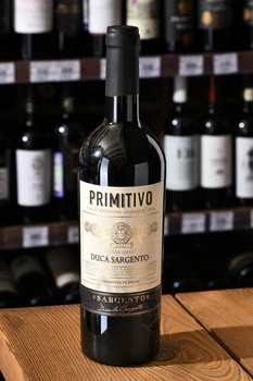 Duca Sargento Primitivo IGT - вино Дука Сардженто Примитиво ИГТ 0.75 л красное полусухое