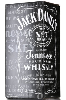 Jack Daniel’s Tennessee - виски Джек Дэниэлс Теннесси 3 л
