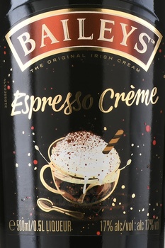 Baileys Espresso Creme - ликер Бэйлис Эспрессо Крем 0.5 л