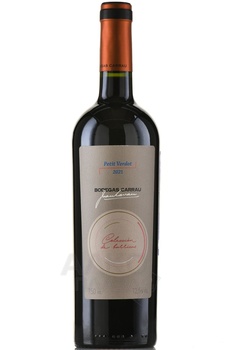 Bodegas Carrau Petit Verdot - вино Бодегас Каррау Пти Вердо 0.75 л красное сухое