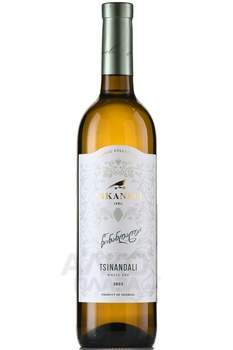 Askaneli Tsinandali - вино Асканели Цинандали 0.75 л белое сухое