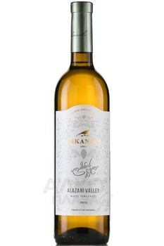 Вино Братья Асканели Алазанская Долина 0.75 л белое полусладкое