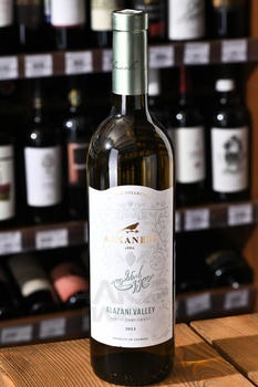 Вино Братья Асканели Алазанская Долина 0.75 л белое полусладкое