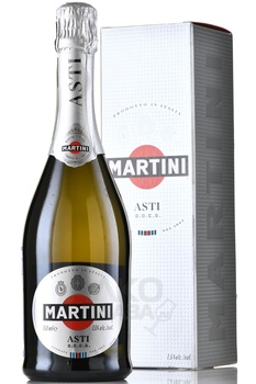 Martini Asti Gift Box - игристое вино Мартини Асти 0.75 л в п/у
