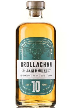 Brollachan Aged 10 Years - виски Броллахан 10 лет 0.7 л в тубе
