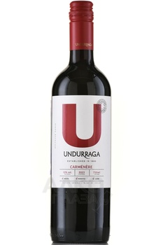 Undurraga Carmenere - вино Ундуррага Карменер 0.75 л красное сухое