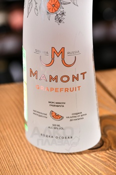 Водка Мамонт Грейпфрут 0.5 л