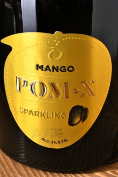Pom-X Mango - игристый винный напиток Пом Икс Манго 0.75 л