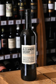 Sherry Alexandro Medium - херес Алехандро Медиум 0.75 л