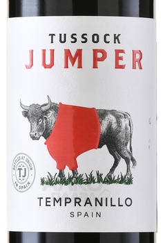 Tussock Jumper Tempranillo - вино Тассок Джампер Темпранильо 0.75 л красное сухое Испания
