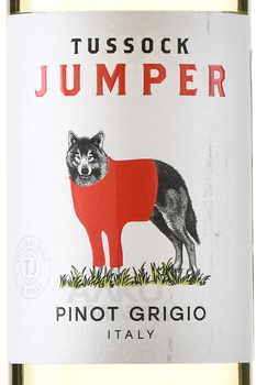 Tussock Jumper Pinot Grigio - вино Тассок Джампер Пино Гриджо 0.75 л белое сухое