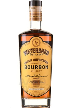 Watershed Uncut Unfiltered Straight Bourbon Whiskey 4 Year Old - виски Вотершэд Анкат Анфилтерд Стрейт Бурбон 4 года 0.75 л